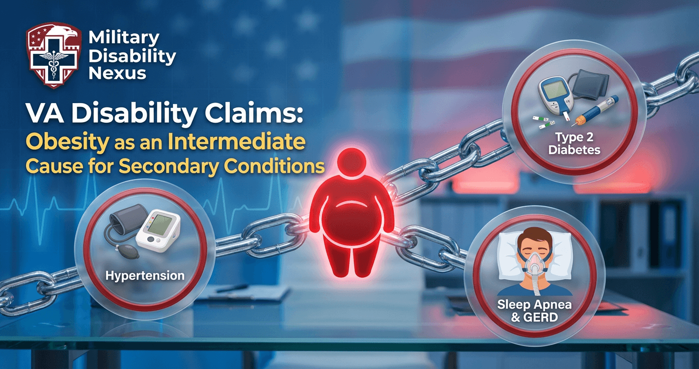 VA Disability Claims: Obesity as an Intermediate Cause for Secondary Conditions