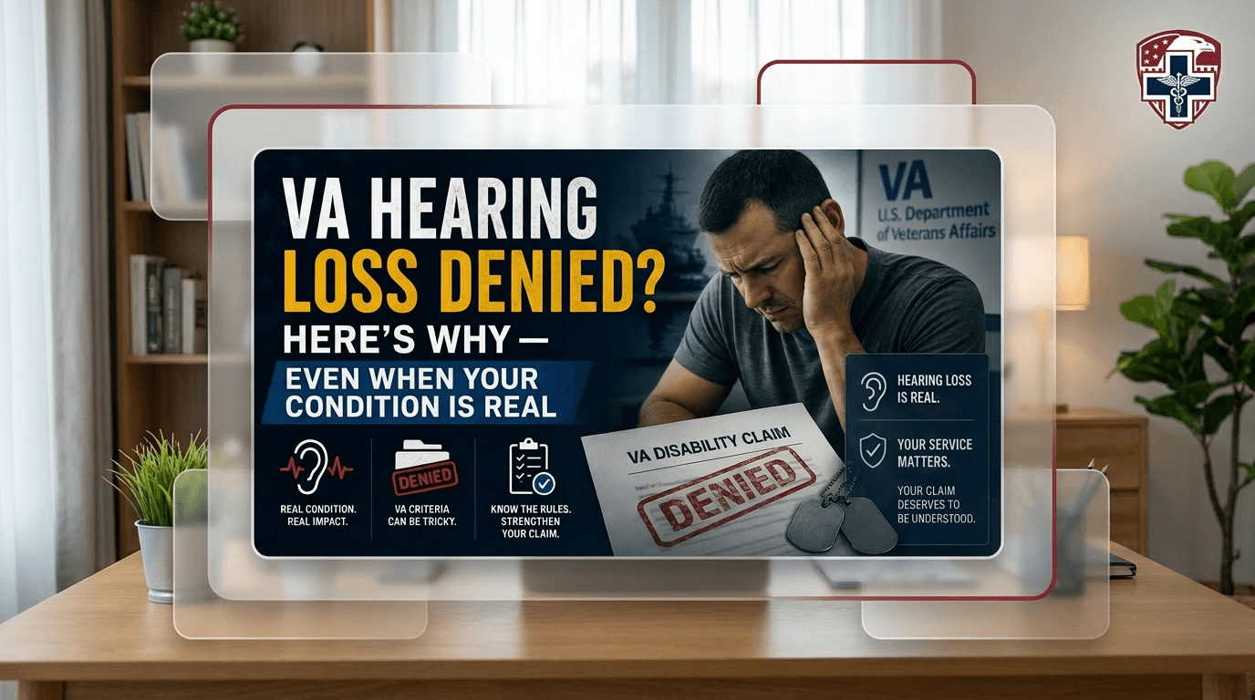 VA Hearing Loss Denied? Here's Why - Even When Your Condition Is Real