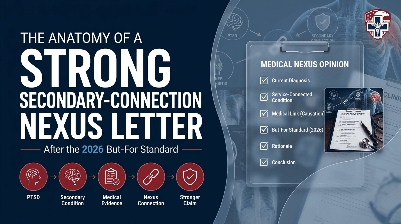 The Anatomy of a Strong Secondary-Connection Nexus Letter After the 2026 But-For Standard