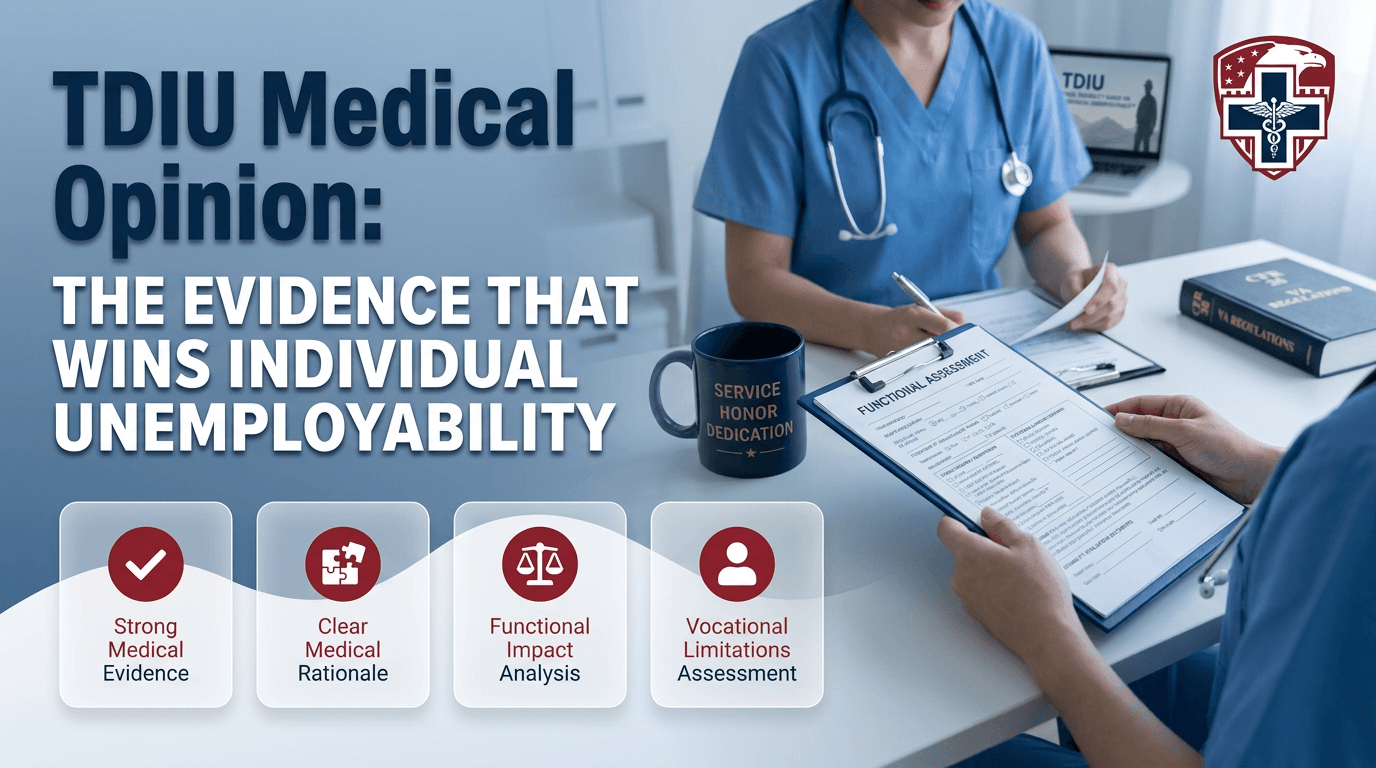 TDIU Medical Opinion: The Evidence That Wins Individual Unemployability