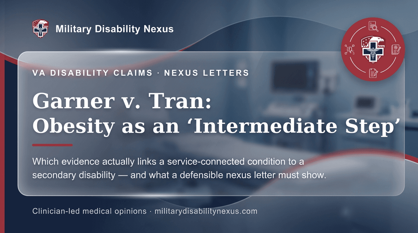 Garner v. Tran and Obesity as an “Intermediate Step”: Which First-Links Actually Count